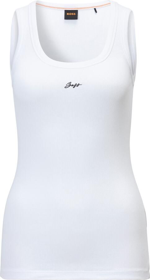 Boss Orange Tanktop met labelstitching model 'Ematite' - Foto 2