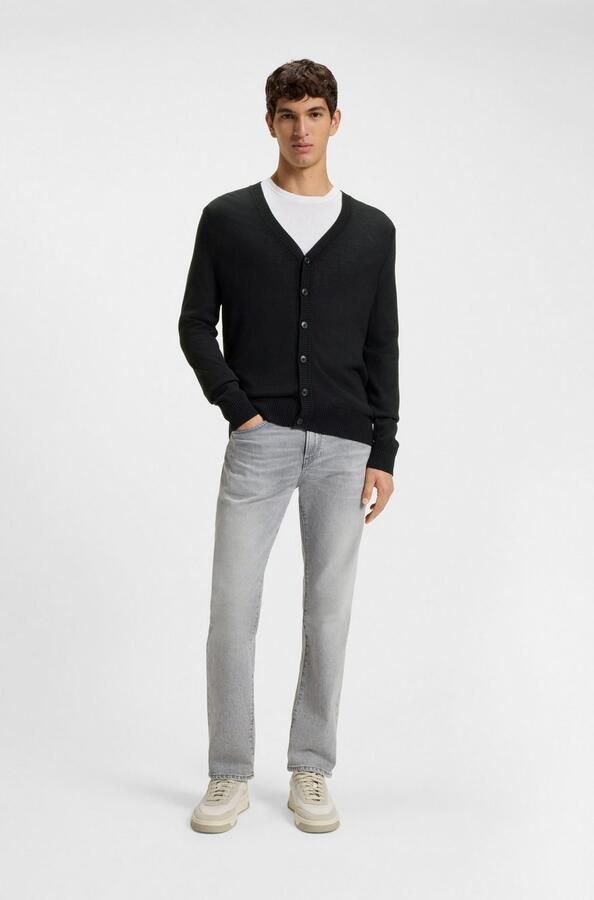 Boss Orange Vest Avac met een diepe v-hals - Foto 6