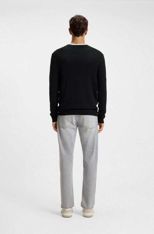 Boss Orange Vest Avac met een diepe v-hals - Foto 7