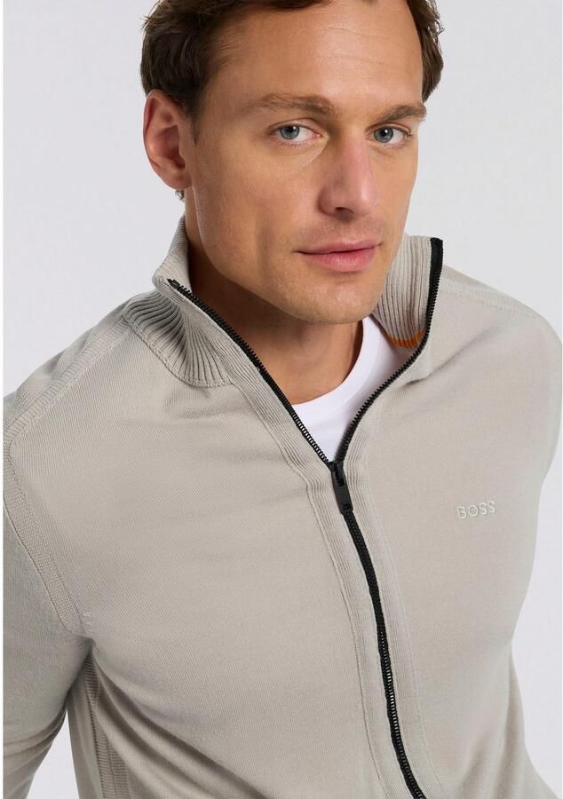 Boss Orange Vest Avac met logoborduursel op borsthoogte - Foto 3