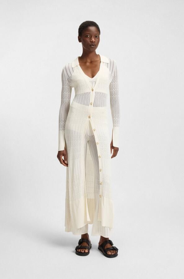 Boss Orange Vest Flooney Premium Damesmode in filigraan breistructuur - Foto 6