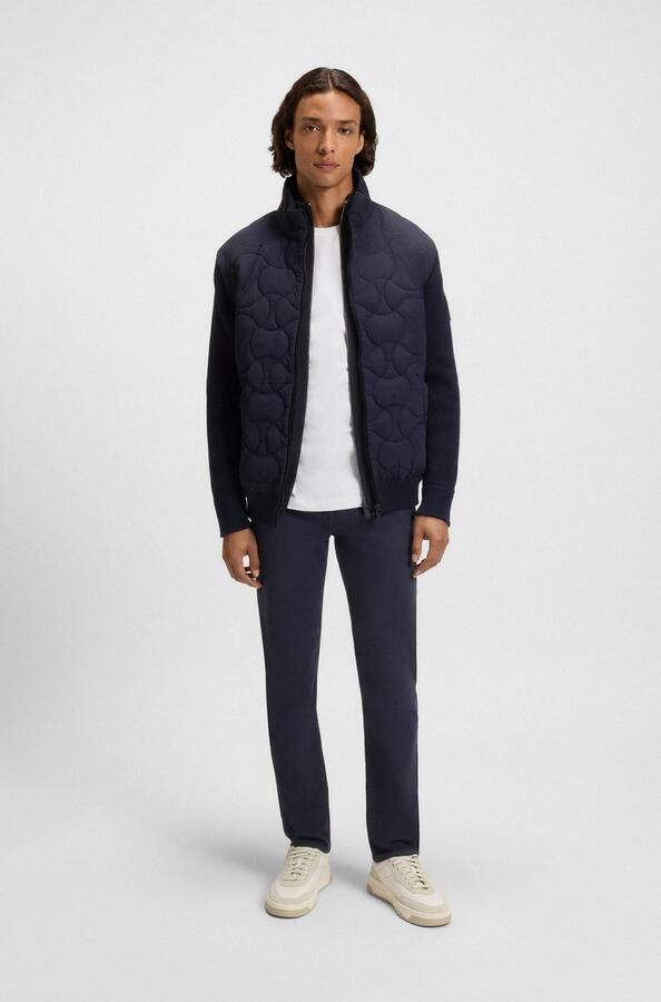 Boss Orange Vest Kanozip met een ritssluiting - Foto 5