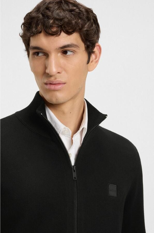 Boss Orange Vest Kanozip met een ritssluiting - Foto 3