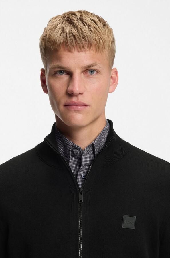 Boss Orange Vest Kanozip met een ritssluiting - Foto 9