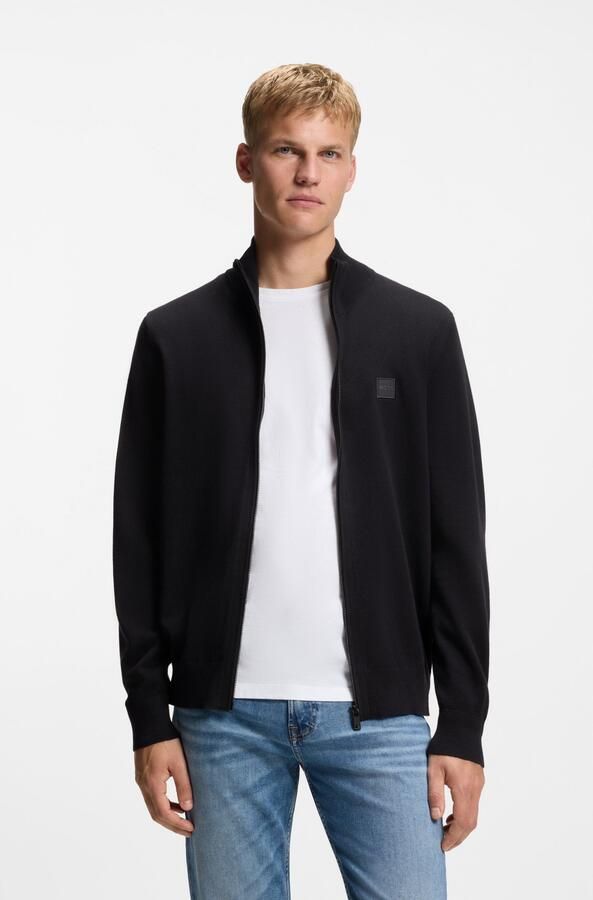 Boss Orange Vest Kanozip met een ritssluiting - Foto 11