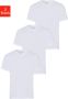 Boss Katoenen T-shirts 3-pack Regular Fit V-hals Logo Borduursel White Heren - Thumbnail 3