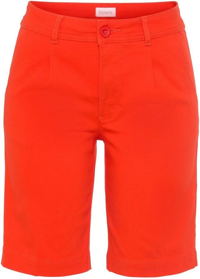 Boysen's Bermuda met kleurrijke plooien in comfortabele vorm nieuwe collectie