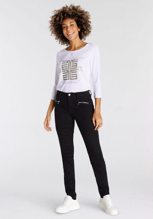 Boysen's Geweven broek met riemlussen en sier-ritsen nieuwe collectie - Foto 5