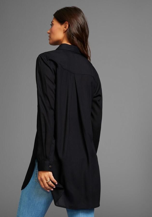 Boysen's Lange blouse met diepe zijsplitten - Foto 3