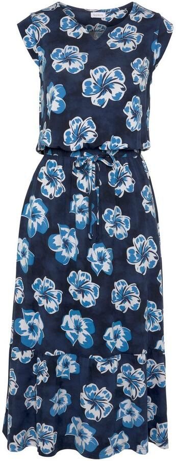 Boysen's Maxi-jurk met maritieme bloemige allover-print nieuwe kollectie - Foto 6