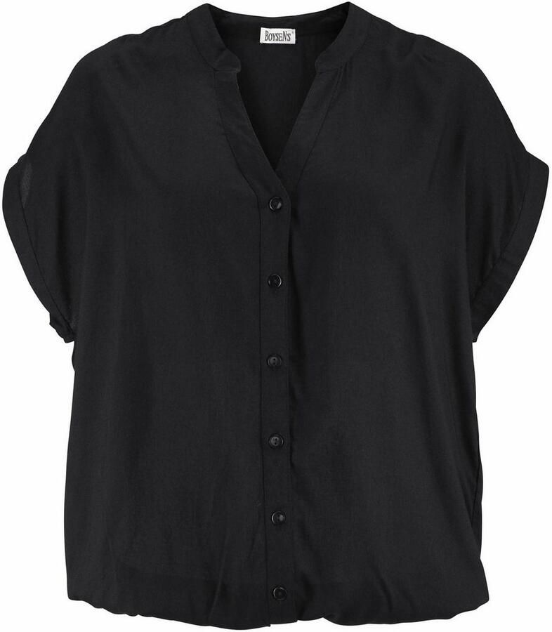 Boysen's Overhemdblouse in oversized stijl met ballonzoom - Foto 14