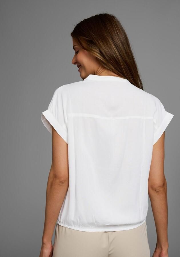 Boysen's Overhemdblouse in oversized stijl met ballonzoom - Foto 9