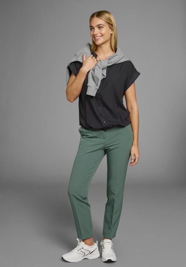 Boysen's Overhemdblouse in oversized stijl met ballonzoom - Foto 6