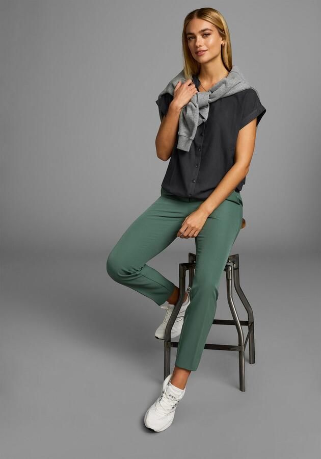 Boysen's Overhemdblouse in oversized stijl met ballonzoom - Foto 12