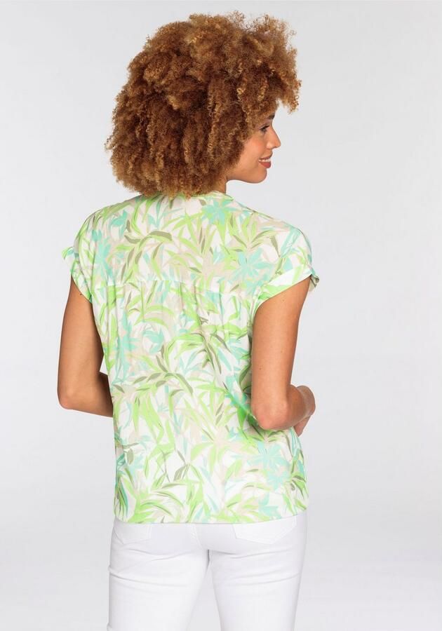 Boysen's Overhemdblouse met elastische tailleband in ballon-look nieuwe kollectie - Foto 6