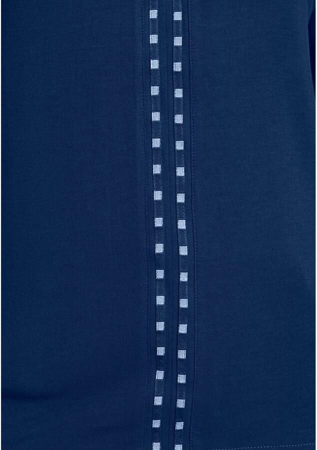 Boysen's Shirt met korte mouwen met gestreepte bies-applicatie nieuwe collectie - Foto 4