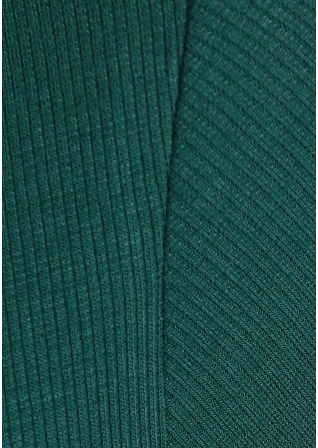 Boysen's Shirt met korte mouwen zeer figuurvolgende pasvorm elastische ribstof - Foto 2