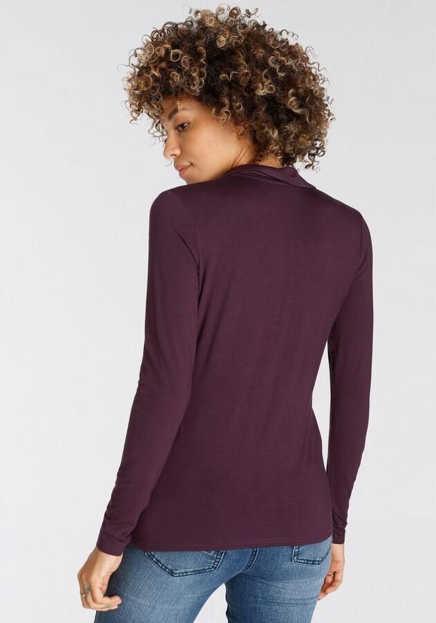 Boysen's Shirt met lange mouwen lange mouwen figuurvolgende snit blousenkraag - Foto 5