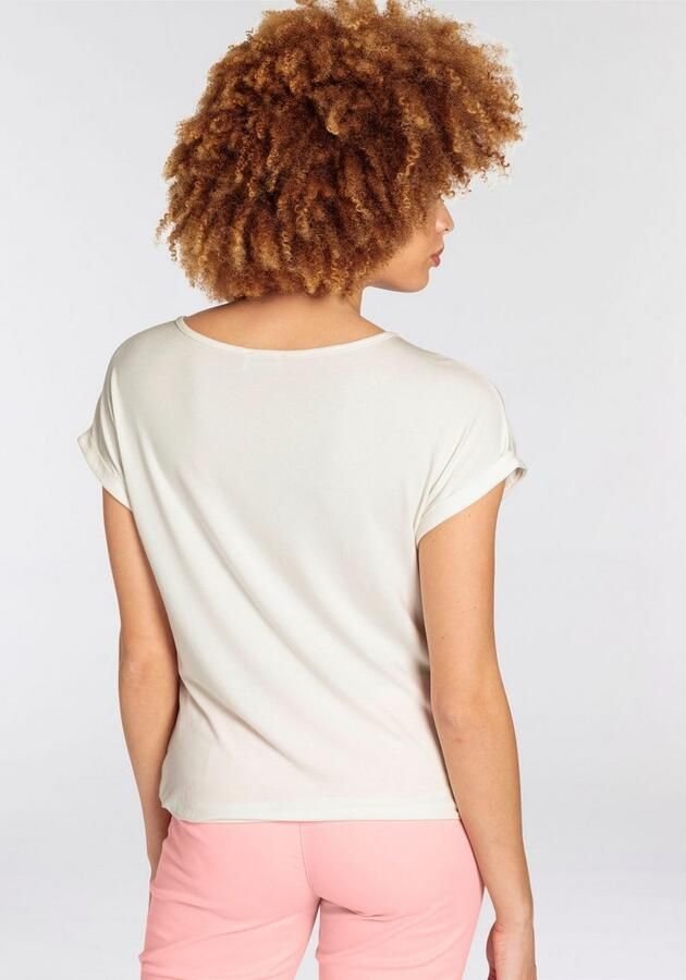 Boysen's Shirt met ronde hals in verschillende druk-ontwerpen met elastiek aan de zoom nieuwe collectie - Foto 4