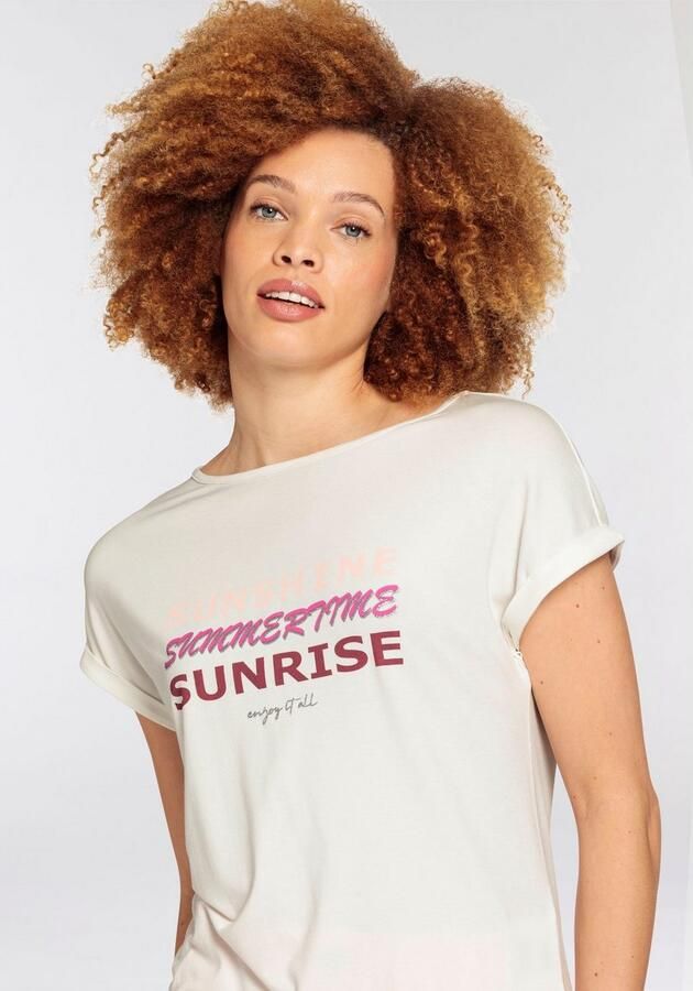 Boysen's Shirt met ronde hals in verschillende druk-ontwerpen met elastiek aan de zoom nieuwe collectie - Foto 5