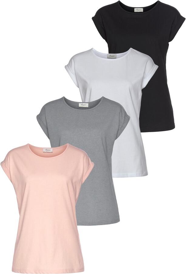 Boysen's T-shirt Korte mouw basic ronde hals NIEUWE KLEUREN (set) - Foto 4