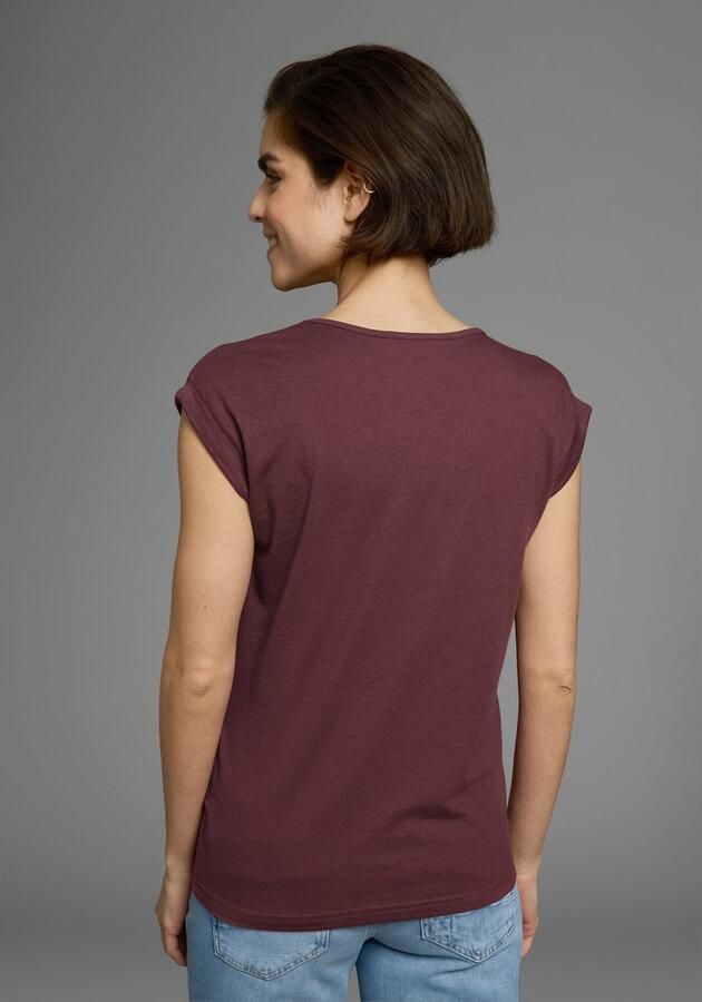 Boysen's T-shirt Korte mouwen effen ronde hals voor vrije tijd en dagelijks gebruik - Foto 7