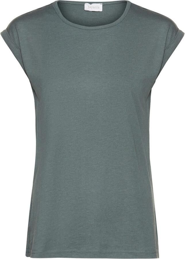 Boysen's T-shirt Korte mouwen effen ronde hals voor vrije tijd en dagelijks gebruik