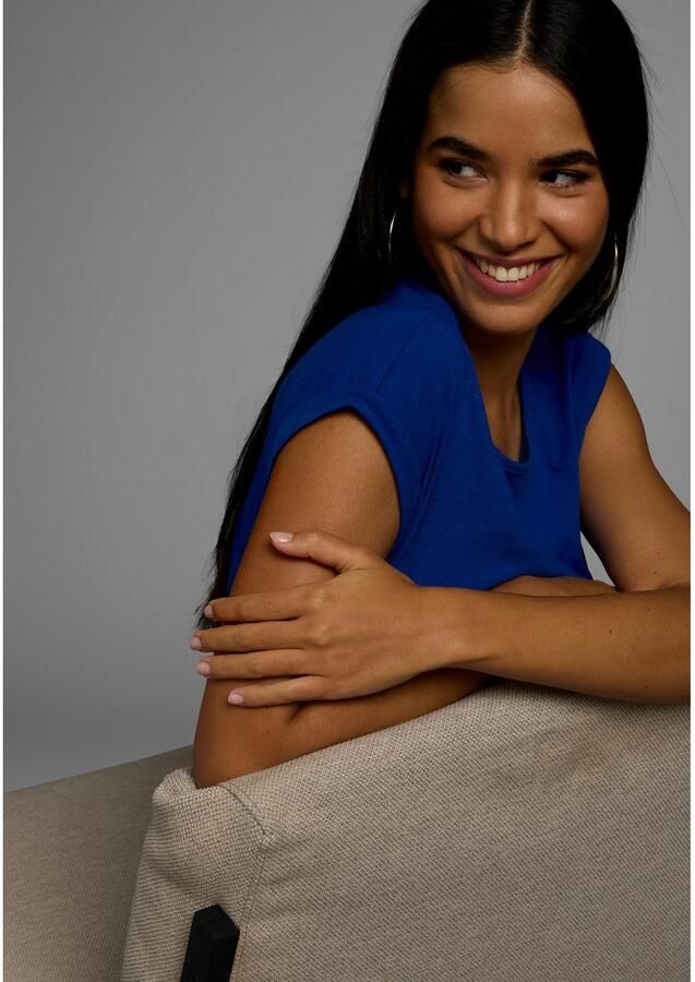 Boysen's T-shirt Korte mouwen effen ronde hals voor vrije tijd en dagelijks gebruik - Foto 2