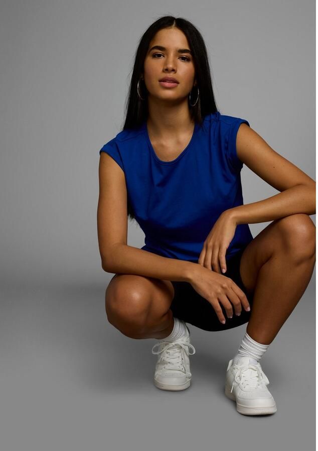 Boysen's T-shirt Korte mouwen effen ronde hals voor vrije tijd en dagelijks gebruik - Foto 3