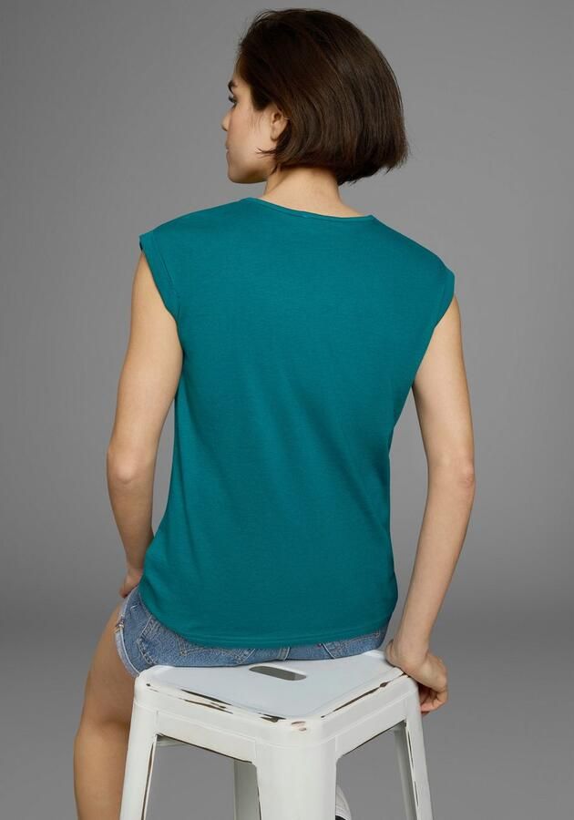 Boysen's T-shirt Korte mouwen effen ronde hals voor vrije tijd en dagelijks gebruik - Foto 12