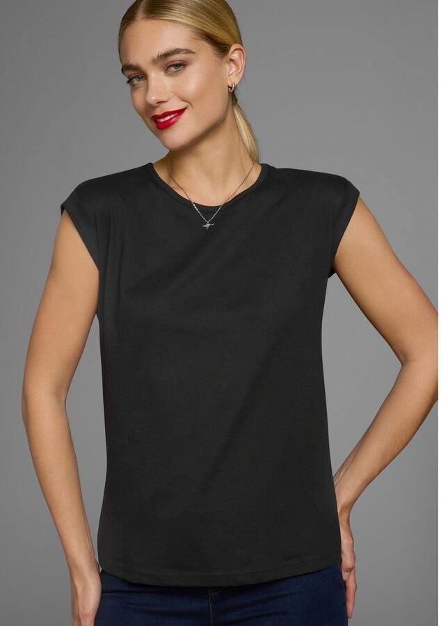 Boysen's T-shirt Korte mouwen effen ronde hals voor vrije tijd en dagelijks gebruik - Foto 2