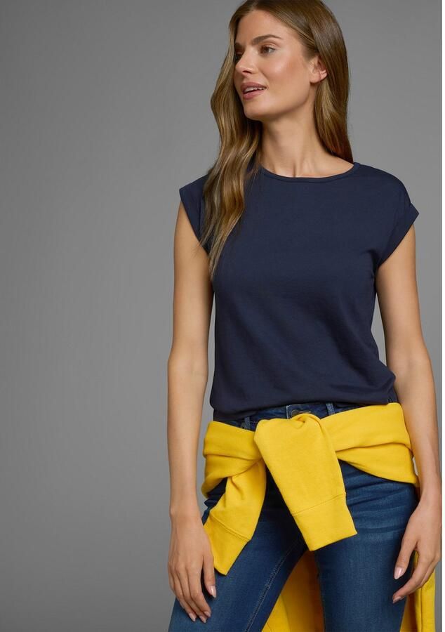 Boysen's T-shirt Korte mouwen effen ronde hals voor vrije tijd en dagelijks gebruik - Foto 2