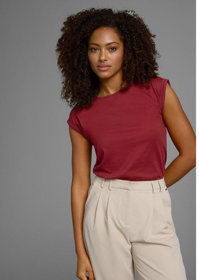 Boysen's T-shirt Korte mouwen effen ronde hals voor vrije tijd en dagelijks gebruik - Foto 2