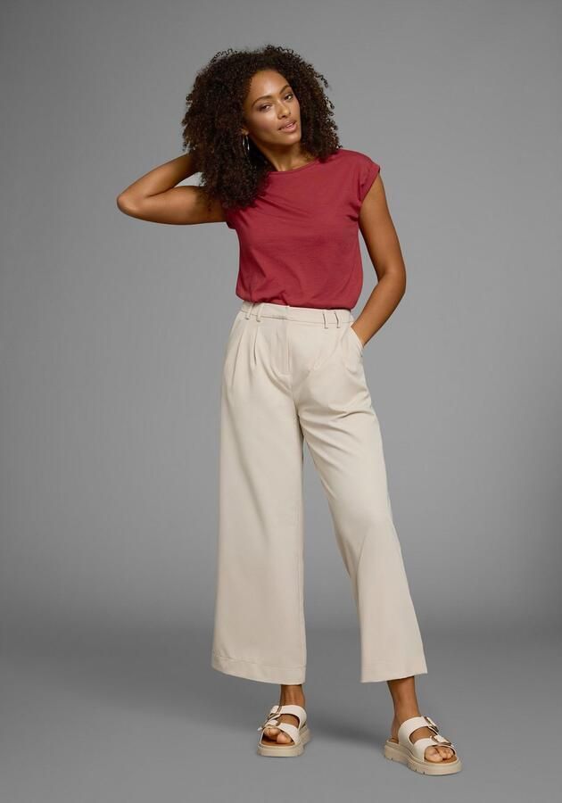 Boysen's T-shirt Korte mouwen effen ronde hals voor vrije tijd en dagelijks gebruik - Foto 10