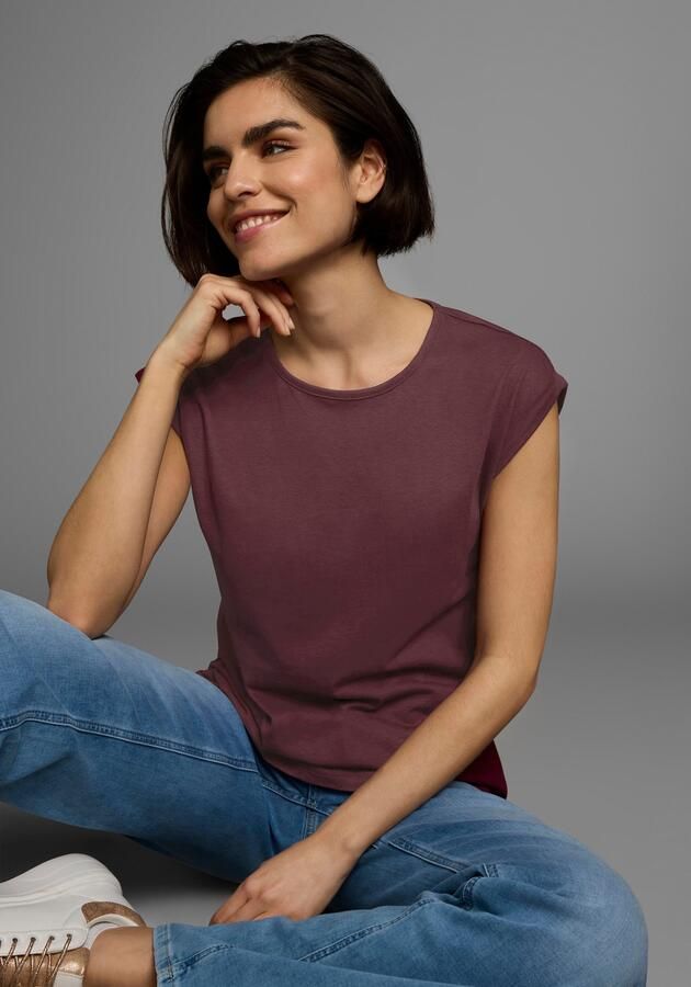 Boysen's T-shirt Korte mouwen effen ronde hals voor vrije tijd en dagelijks gebruik - Foto 11