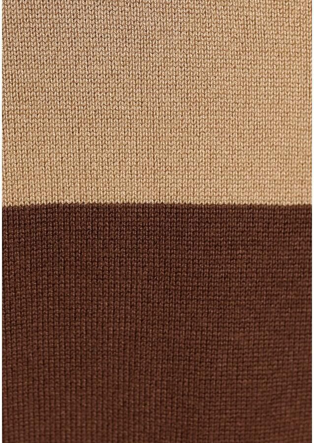 Boysen's Trui met 3 4-mouwen in modieuze strepen design met sierknoopsluiting - Foto 3