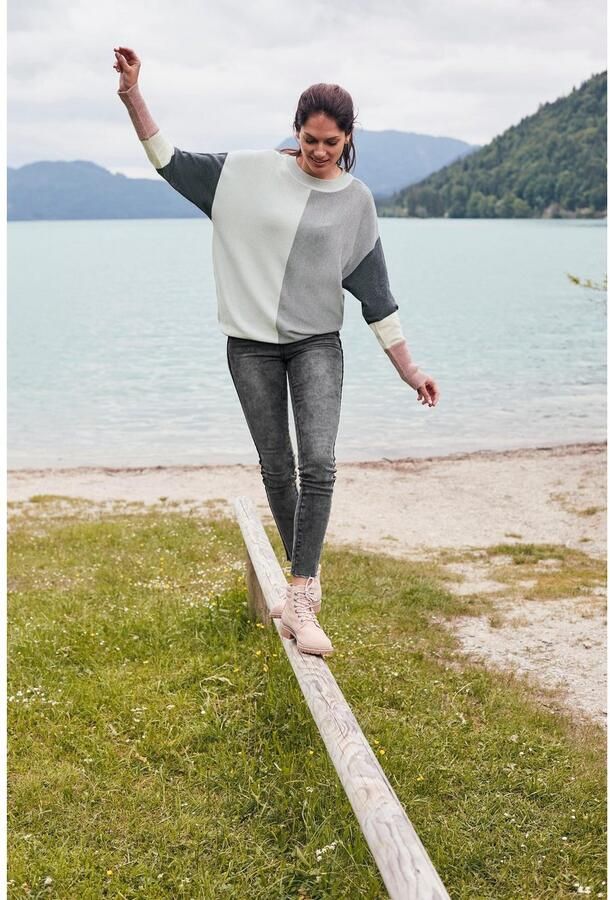 Boysen's Trui met ronde hals met modieuze pastel-colourblocking - Foto 14