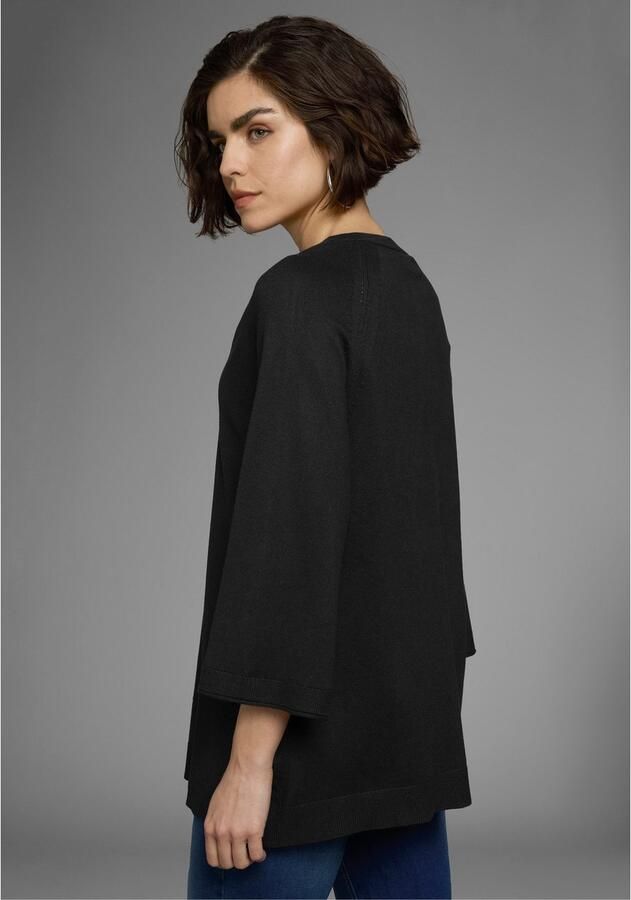 Boysen's Trui met V-hals in lichte a-vorm met 3 4-mouwen - Foto 6