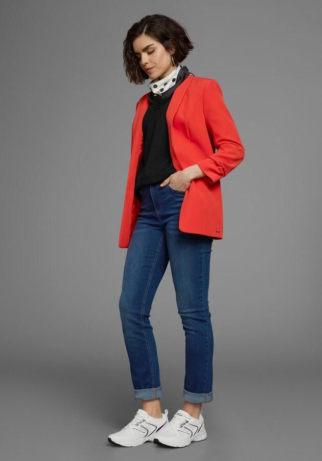 Boysen's Trui met V-hals in lichte a-vorm met 3 4-mouwen - Foto 9