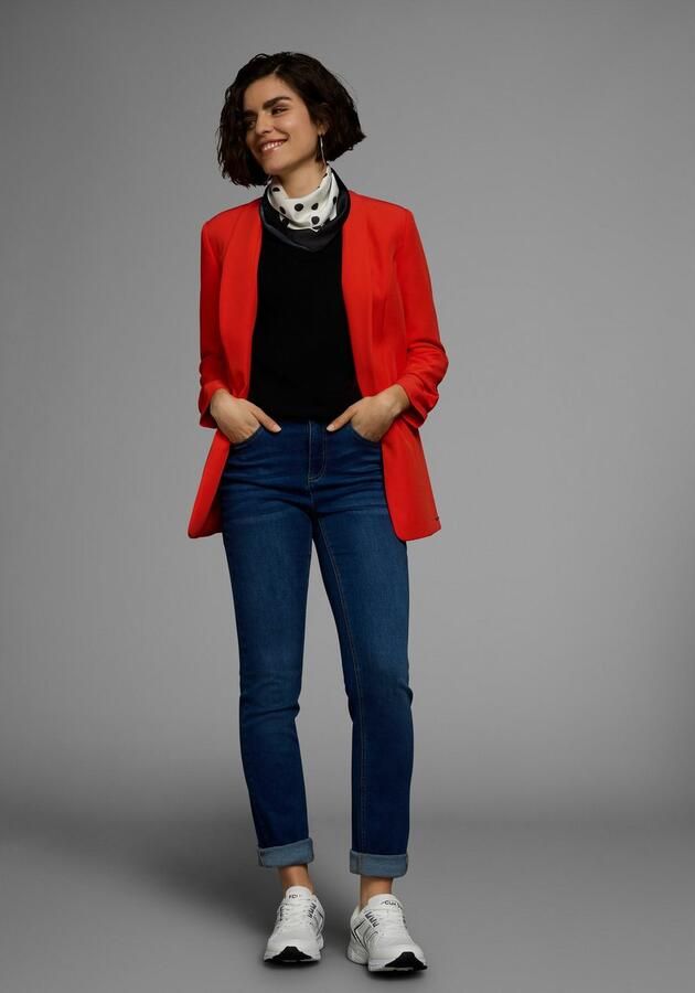 Boysen's Trui met V-hals in lichte a-vorm met 3 4-mouwen - Foto 10