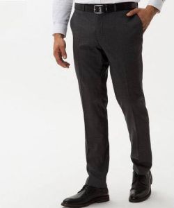 BRAX Regular fit broek van scheerwolmix met stretch model 'Enrico'