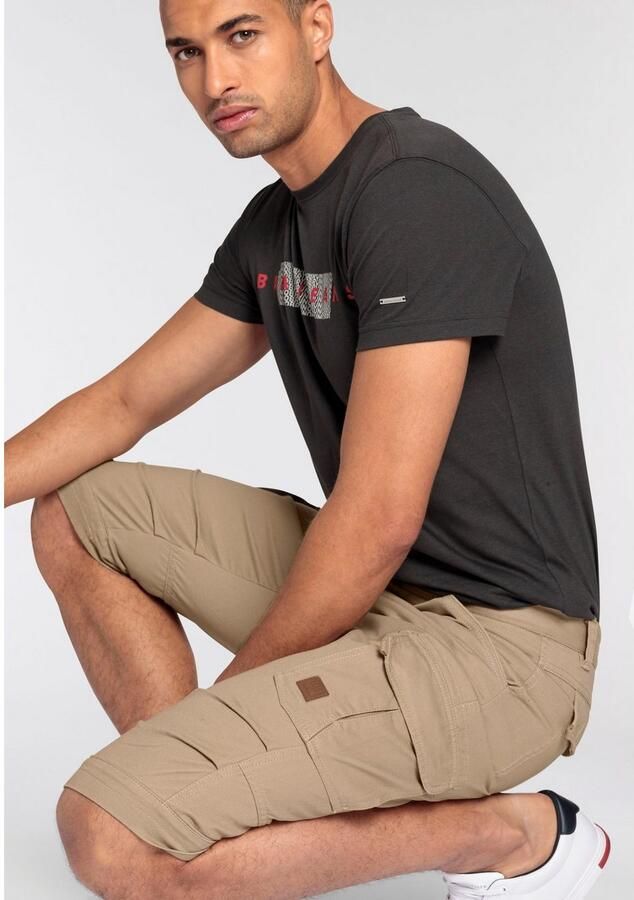 Bruno Banani Bermuda smalle pasvorm rechte pijp met cargozakken - Foto 3