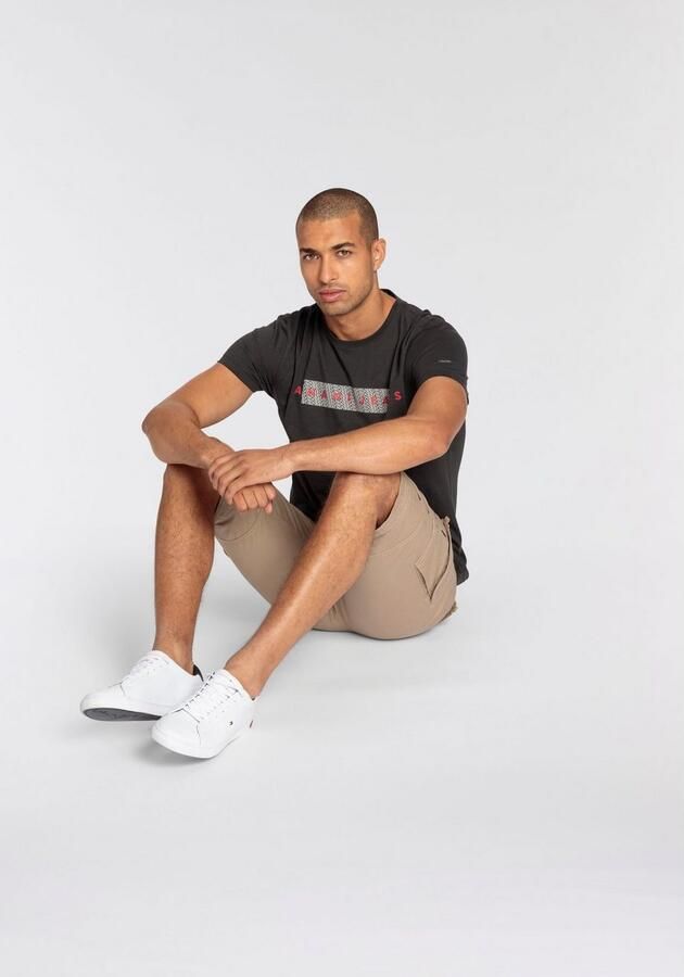 Bruno Banani Bermuda smalle pasvorm rechte pijp met cargozakken - Foto 7