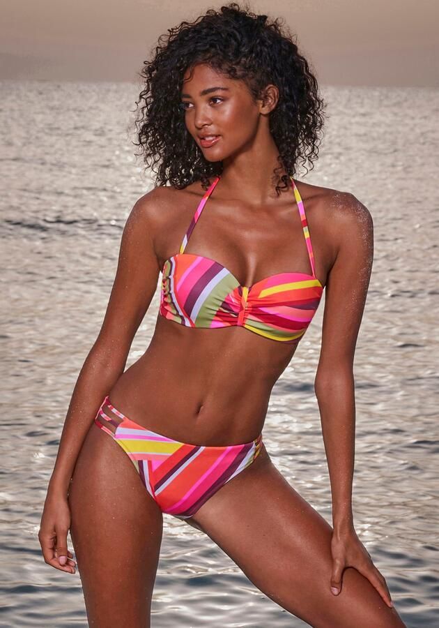 Bruno Banani Beugelbikini in bandeaumodel met grafische print - Foto 5