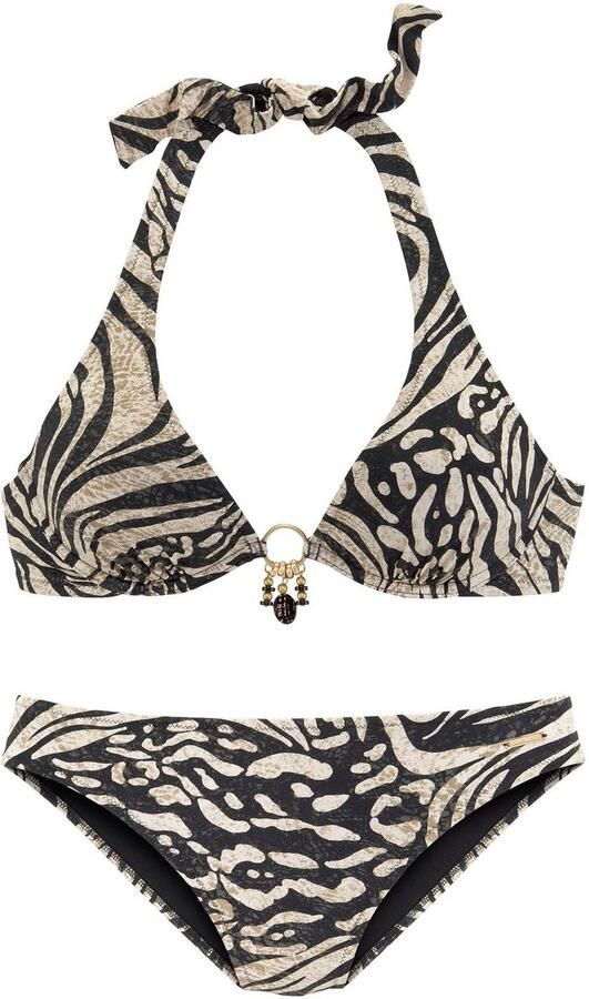 Bruno Banani Beugelbikini in trendy animal-print - Foto 5
