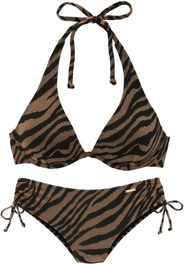 Bruno Banani Beugelbikini in tweekleurige animal-look - Foto 5