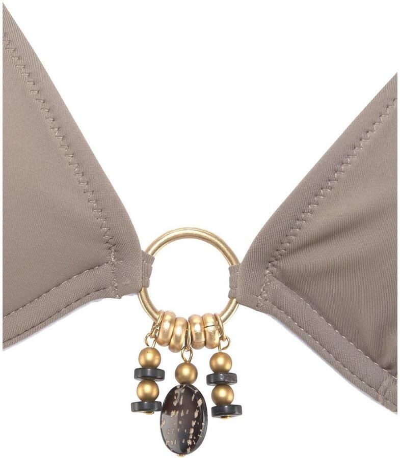 Bruno Banani Beugelbikini met goudkleurig zwarte accessoires - Foto 2