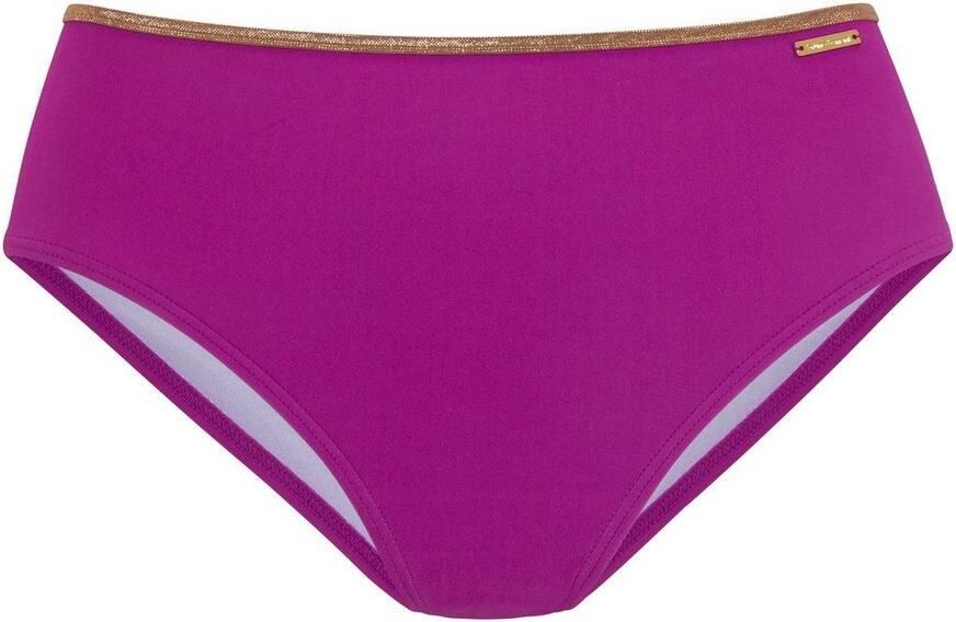 Bruno Banani Bikinibroekje Milano met koperkleurige paspel - Foto 3