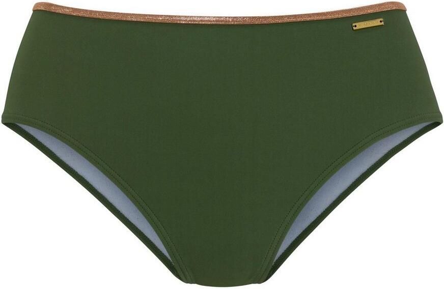 Bruno Banani Bikinibroekje Milano met koperkleurige paspel - Foto 3