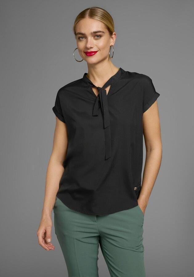 Bruno Banani Blouse met kraagstrik met bindstrik (2-delig Set van 2) - Foto 6